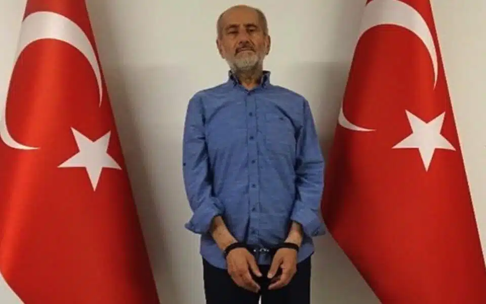 Turkey sentence Greek "spy"