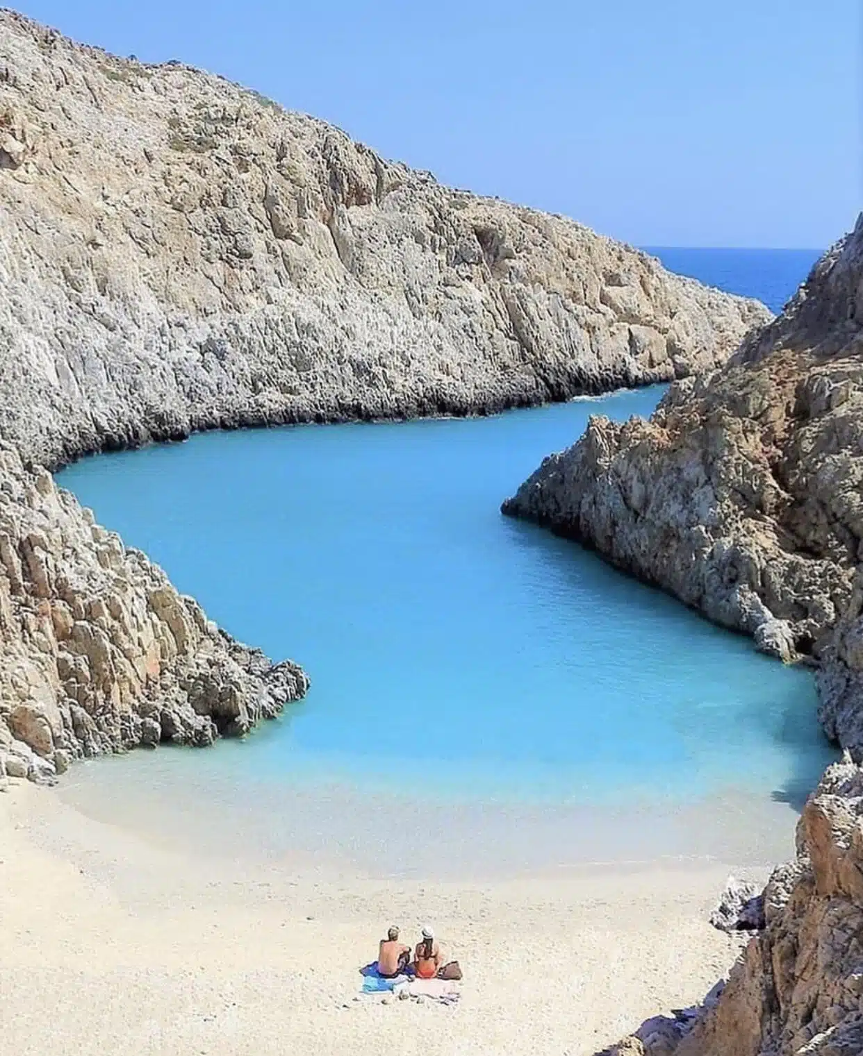 seitan limania , crete island, Greece