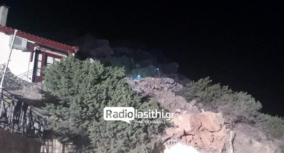 Tourist killed Crete landslide 