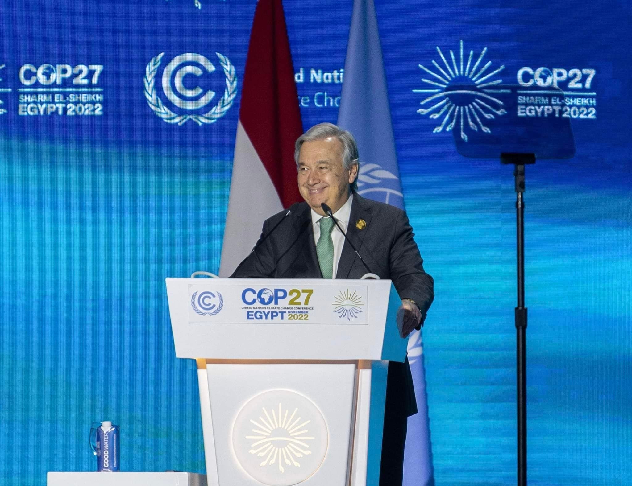 Antonio Guterres, UN COP27 Climate Summit 