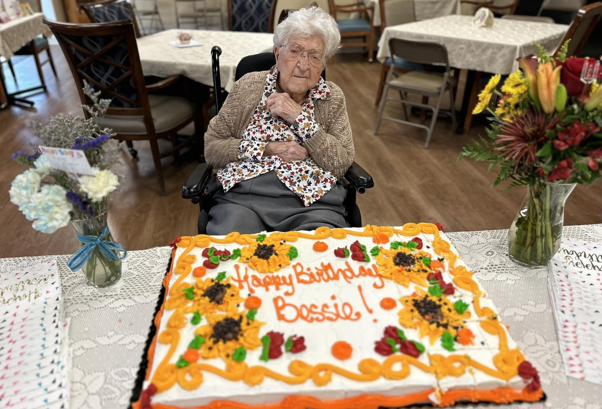 Bessie Hendricks, the oldest person in America