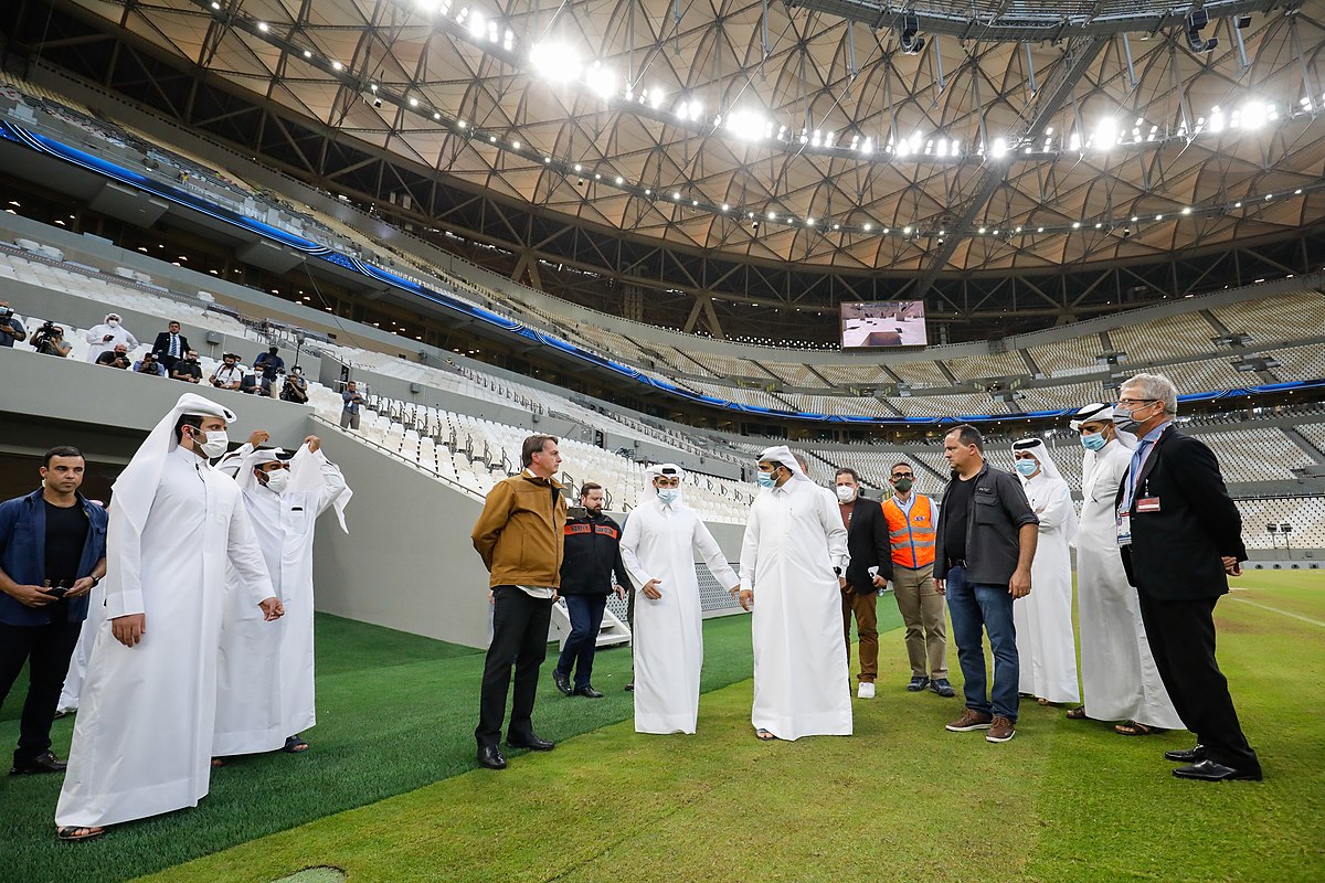 The Lusail Iconic Stadium in Qatar, where at least 10 FIFA 2022 World Cup matches will be played, including the final.