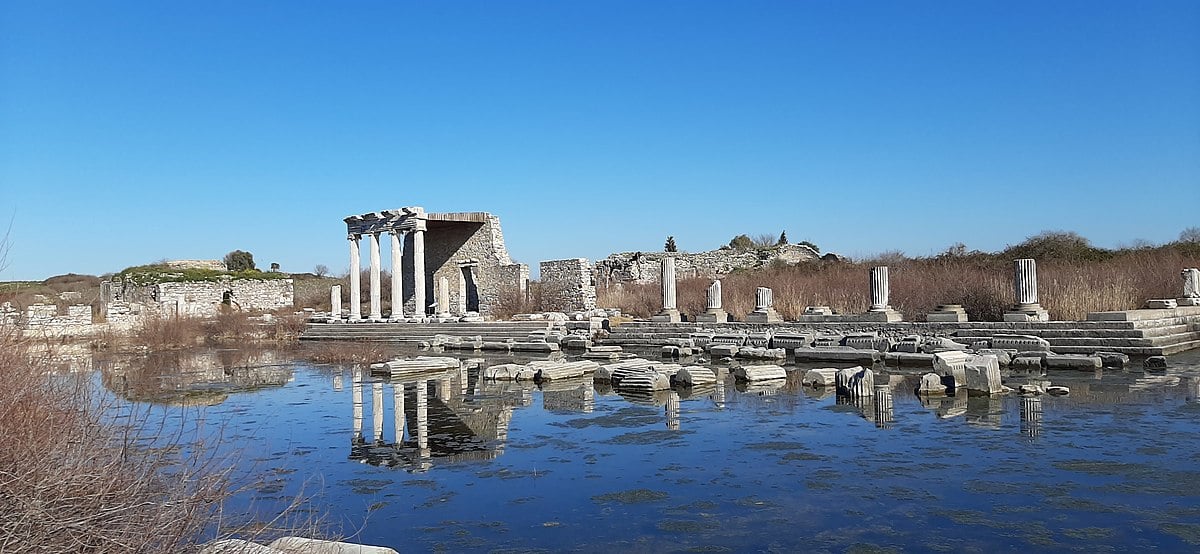 Ruins of the ancient Greek city of Miletus in Asia Minor