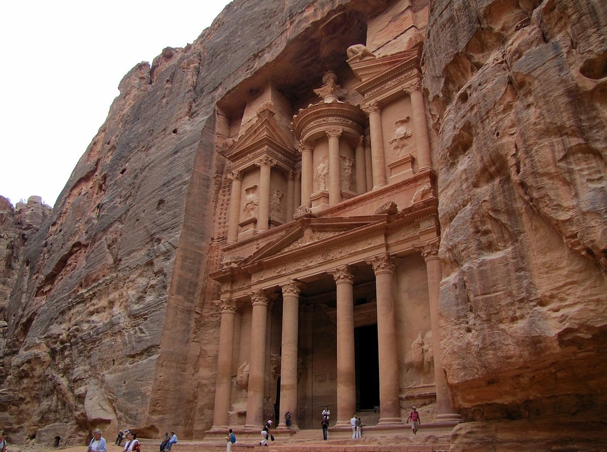 Petra in Jordan made by Nabataeans 