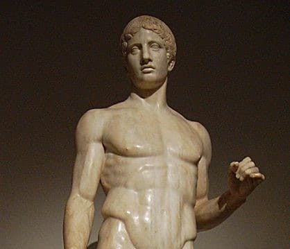 ancient greek statue doryphoros