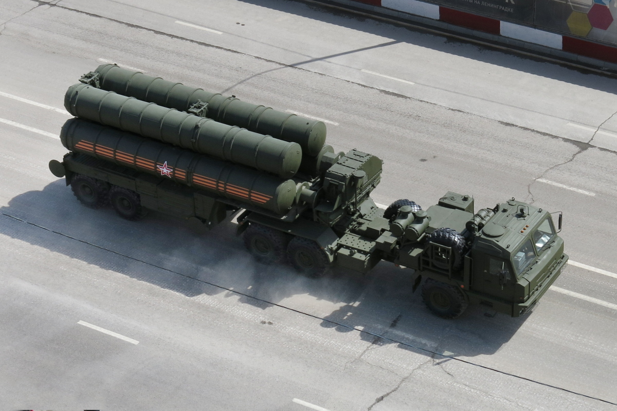Aerial view of the S-400.