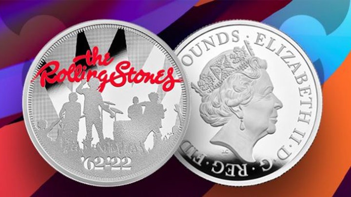 Britain's The Royal Mint honors UK rock legends The Rolling Stones with collectible coin for the band's 60th anniversary