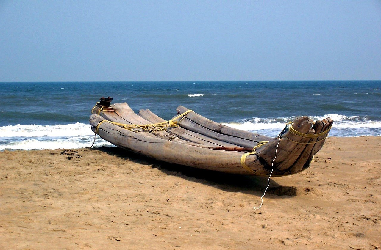 tamil catamaran based on prehistoric boat