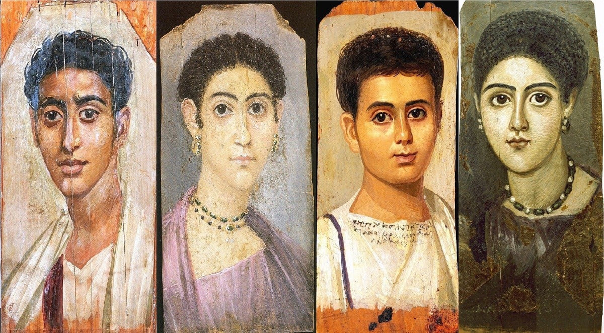 Greek Mummy Portrait Fayoum