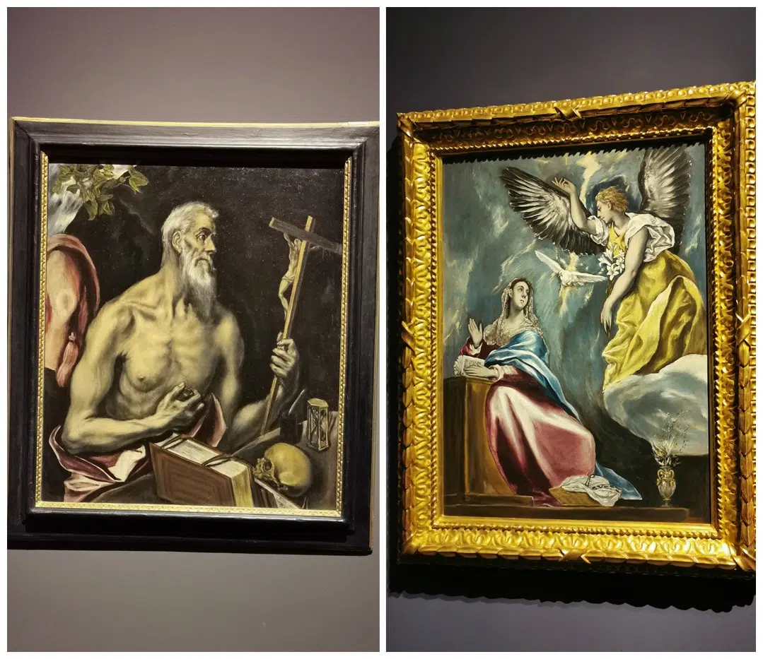 Paintings by El Greco on display the Museum of Fine Arts, Budapest