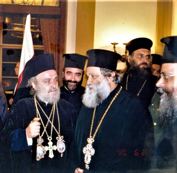 Father Timotheus Iliakis at the enthronement or Irineous I in Athens