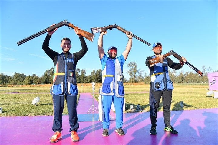 Nikos Mavrommatis triumphed in the skeet event at the ISSF Shooting World Cup