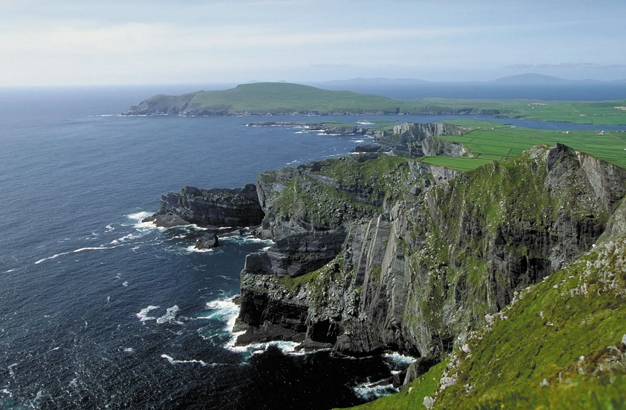 View of Ireland's coastline