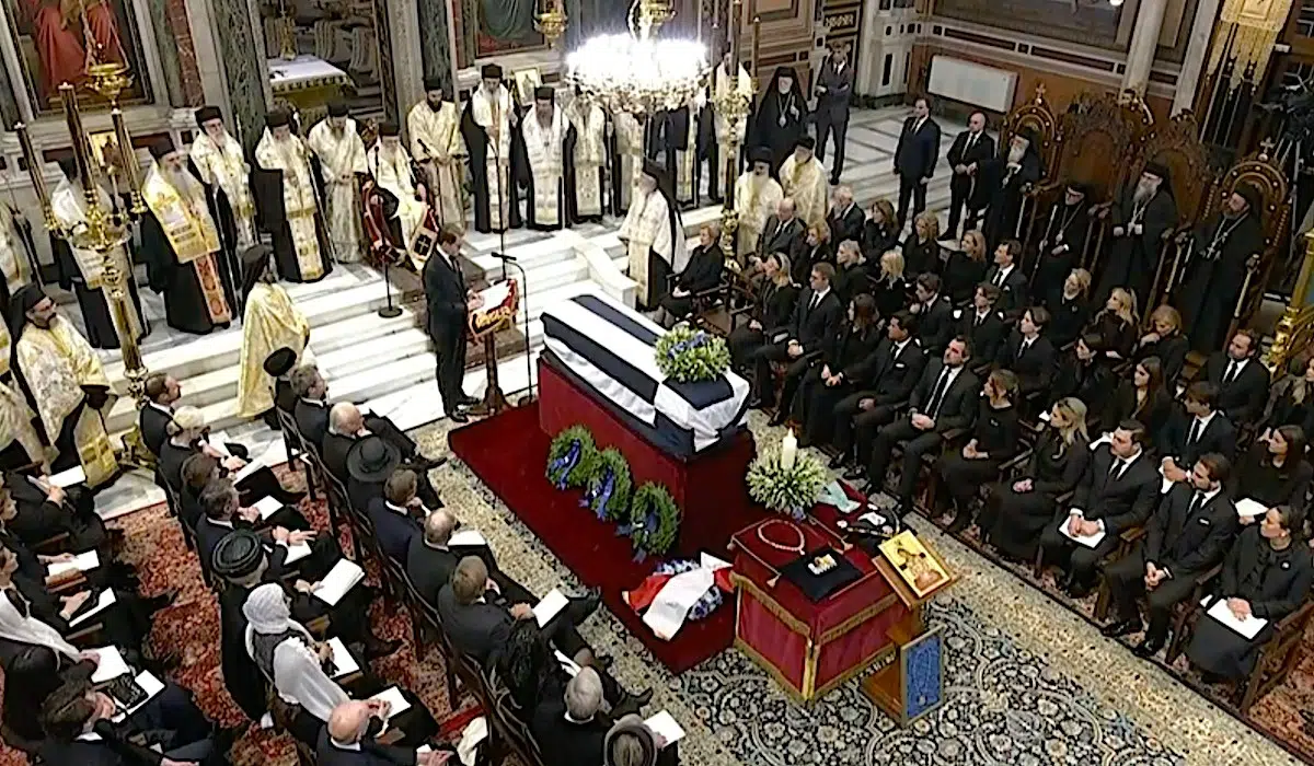 Former King Constantine funeral