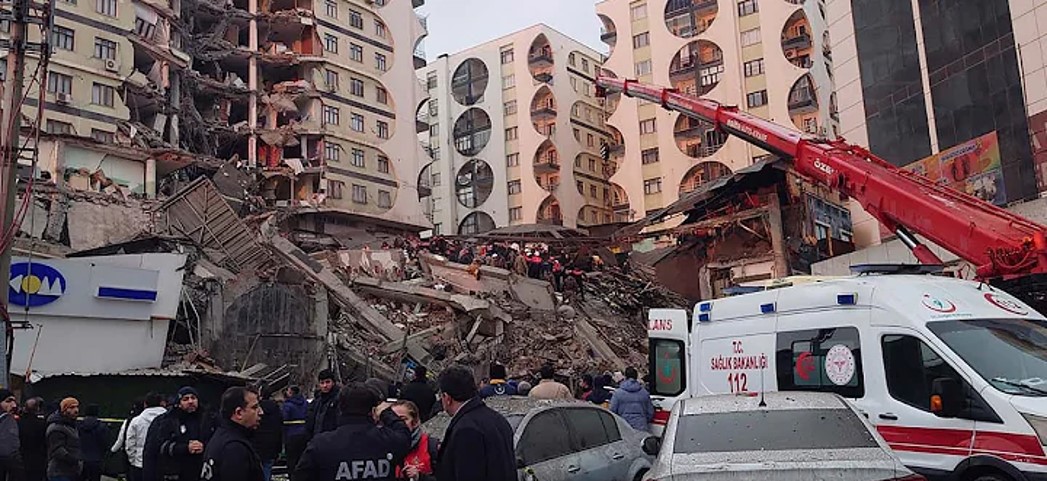 Earthquake damage in Turkey