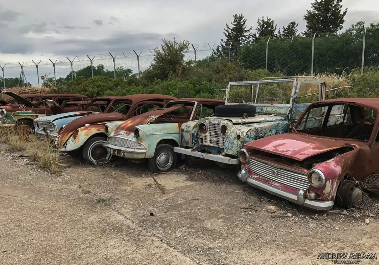 Abandoned cars in Cyprus