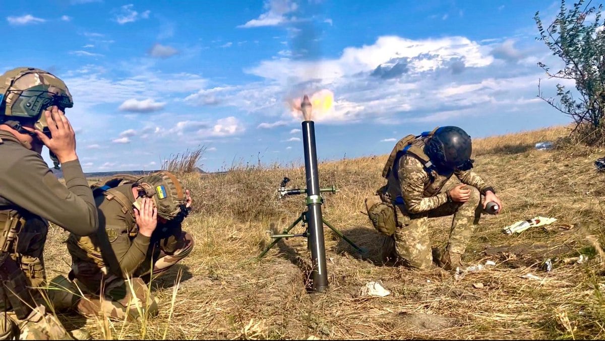 mortar operators in Ukraine