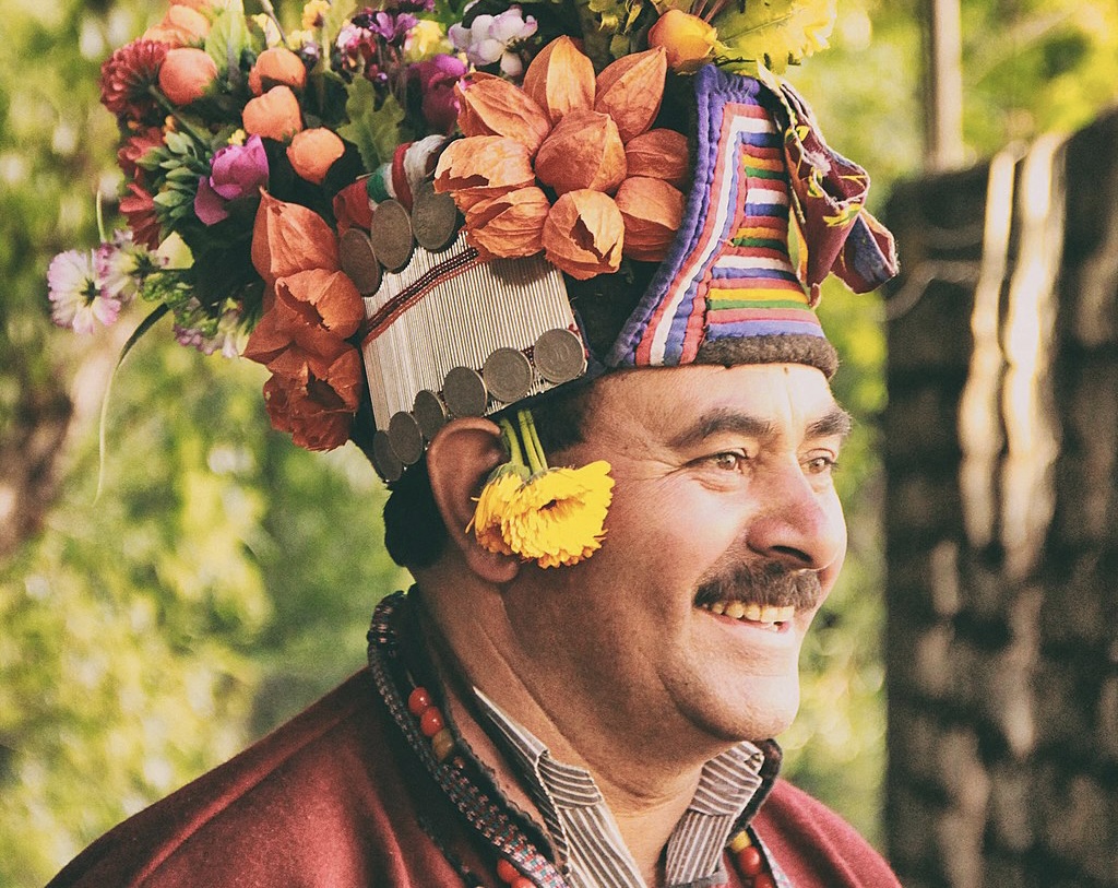 A man from Brokpa tribe India who claim Greek ancestry. 