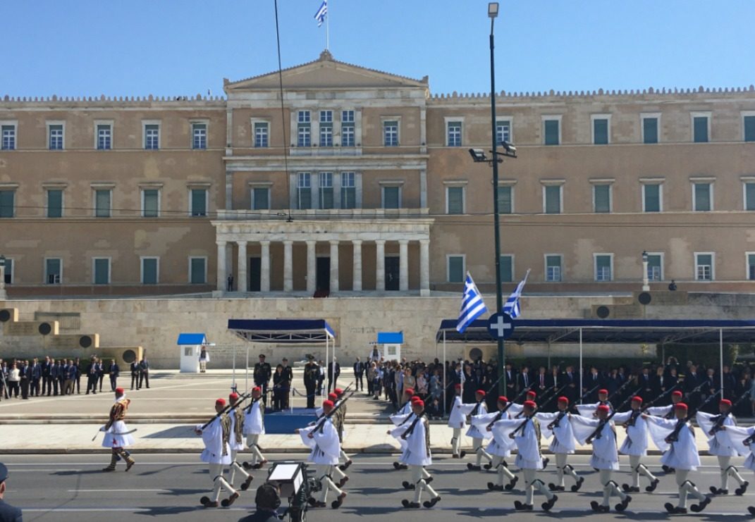 Greek Independence Day parade in Athens