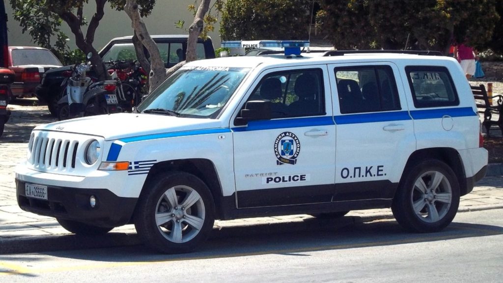 Greek police car