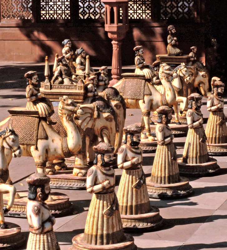 Chess set from Jaipur, India