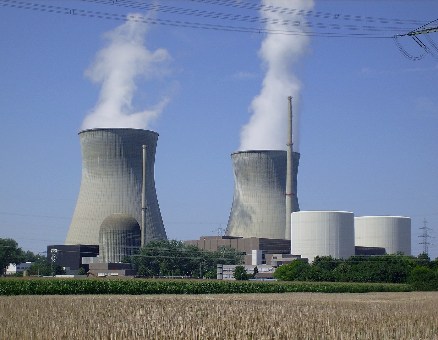 The Gundremmingen Nuclear Power Plant in Germany
