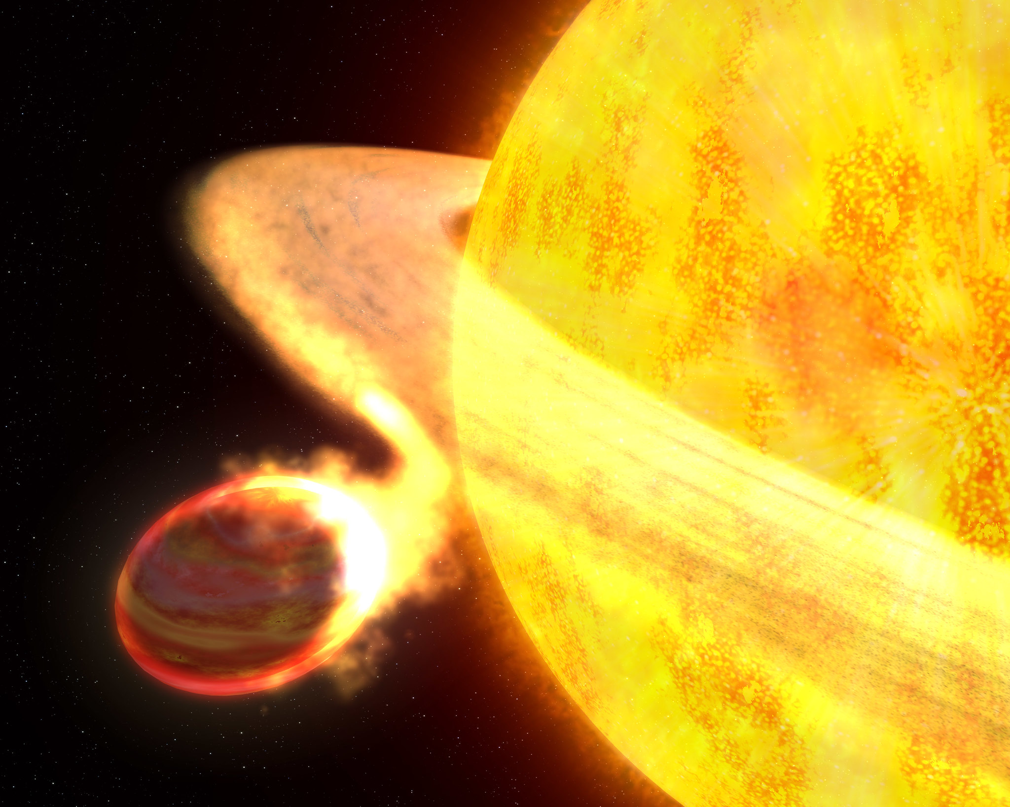 Dying Star Swallow A Planet