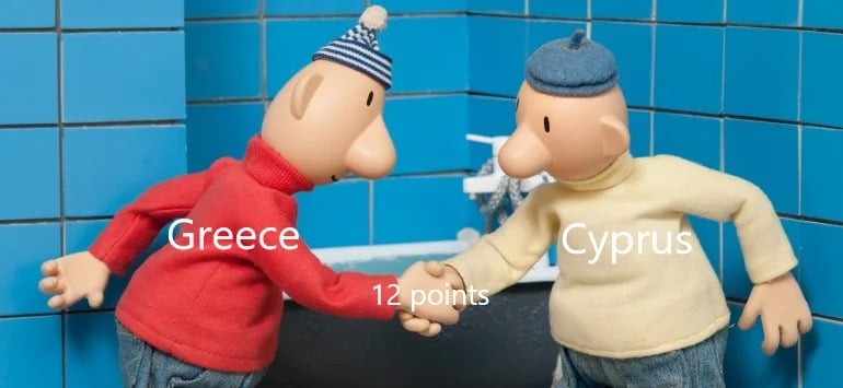 Eurovision Greece Cyprus meme