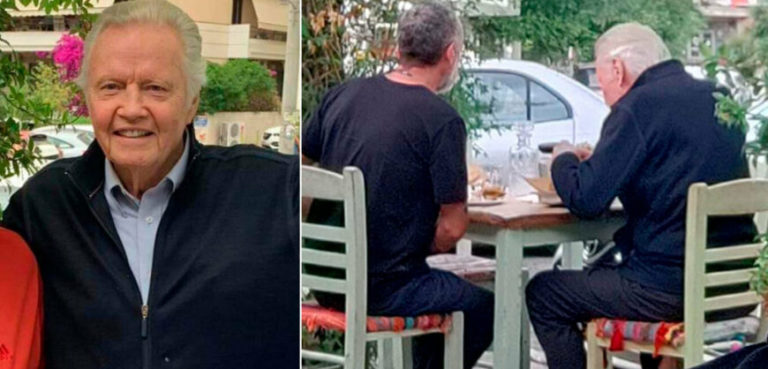Jon Voight, Angelina Jolie’s Dad, Spotted in Athens