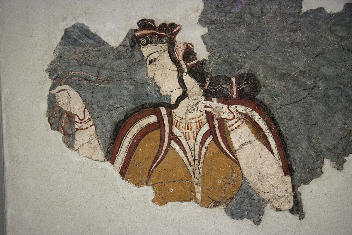 Mycenaean fresco