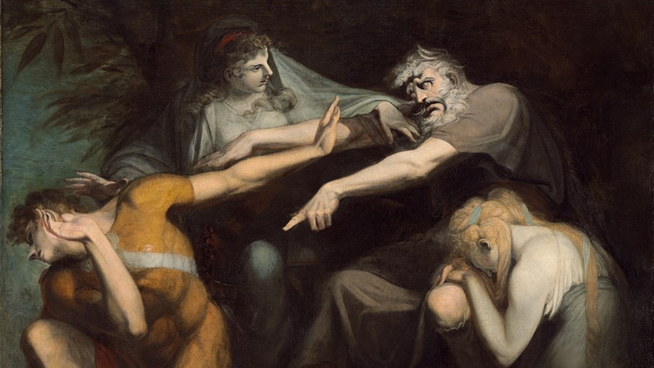 Oedipus Cursing His Son, Polynices