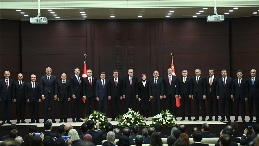 Turkey's new cabinet.