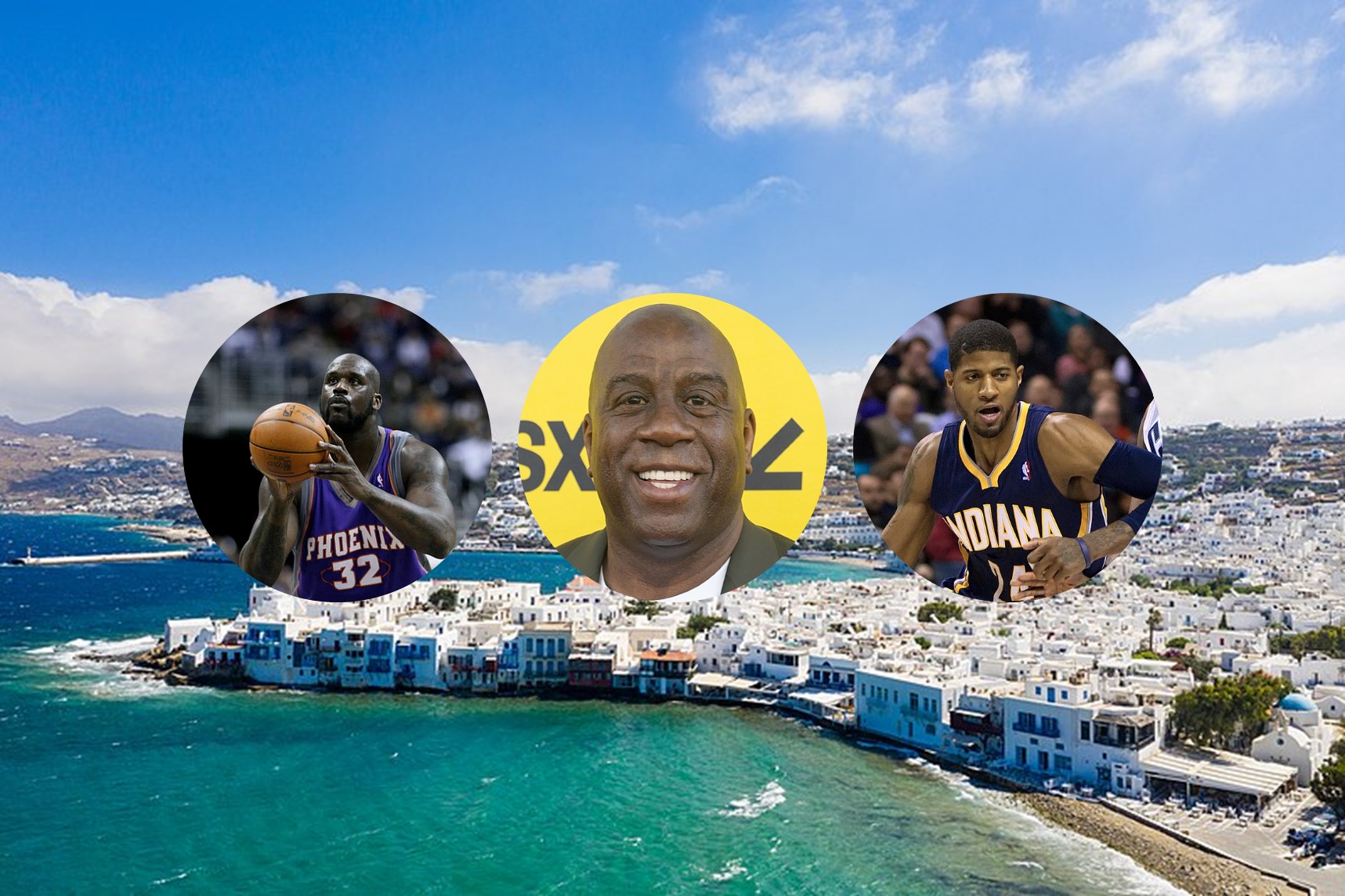 NBA stars in Greece