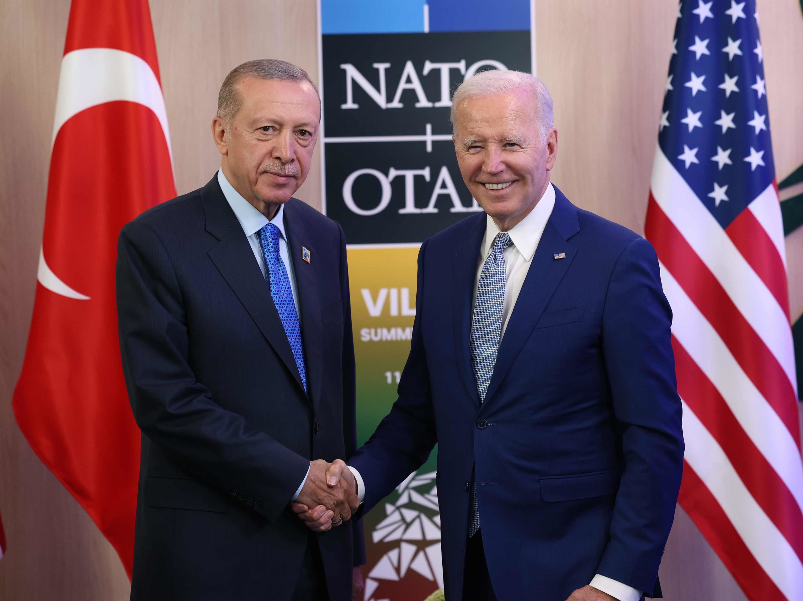 Biden and Erdoğan at the NATO summit
