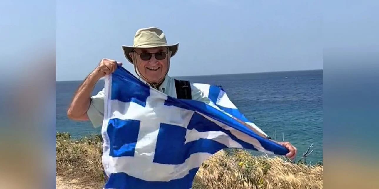 Moving Video of a Greek American's First Visit to Greece at 89 Years Old