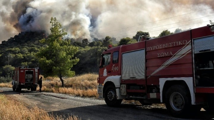 wildfires Greece