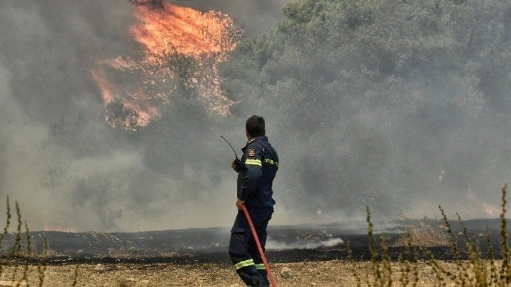 wildfires Greece