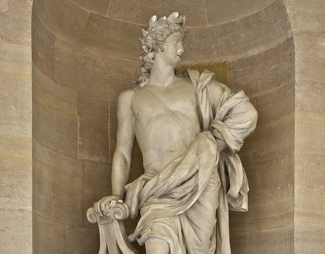 Sculpture of the Greek god Apollo