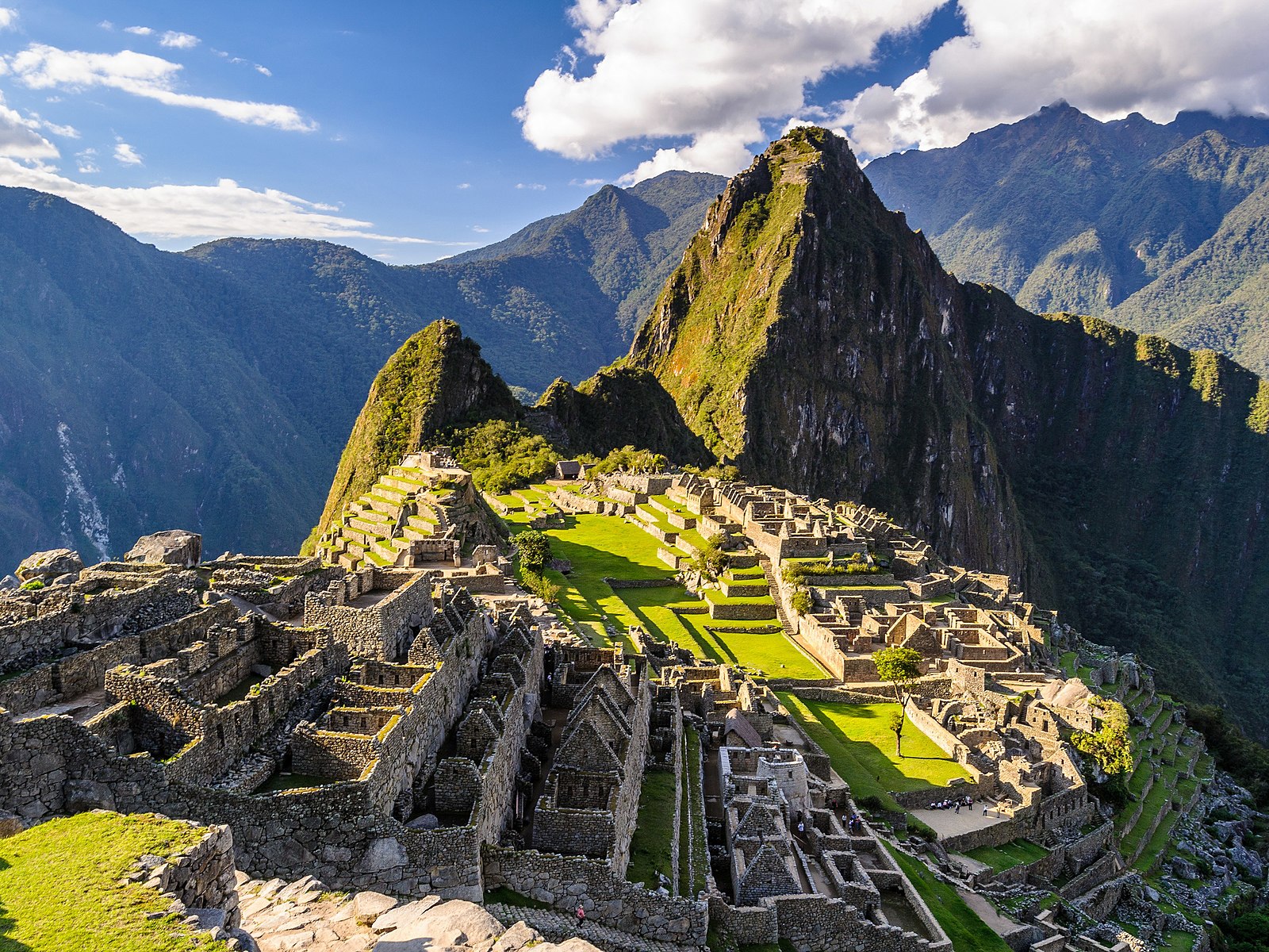 Peru, view of Machu Picchu