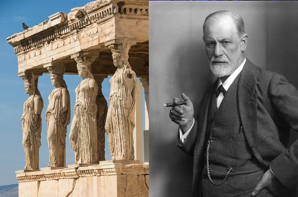 Freud connected  the Acropolis