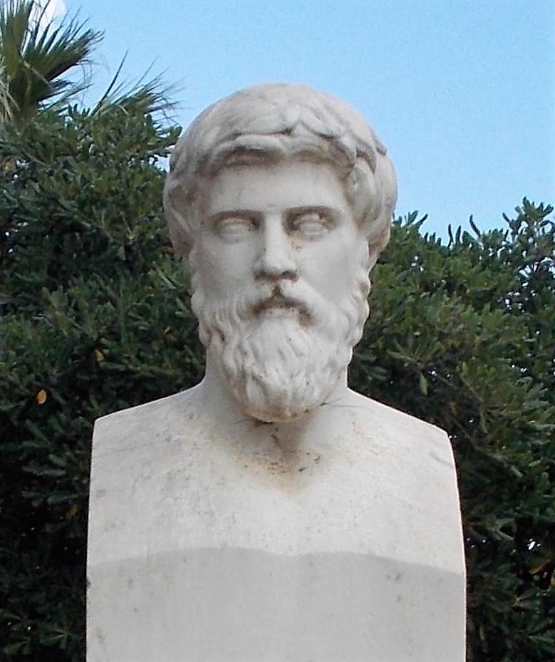 Modern bust of Plutarch at Chaeronea. Credit: Odysses/Wikipedia
