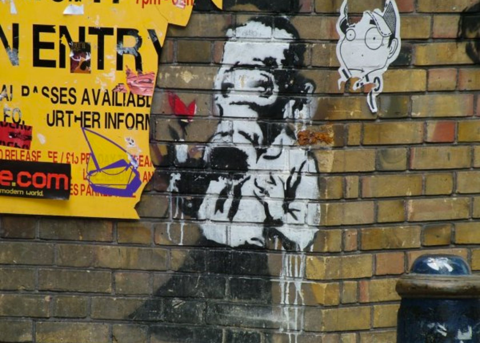 Banksy Art in Brick Lane, East End