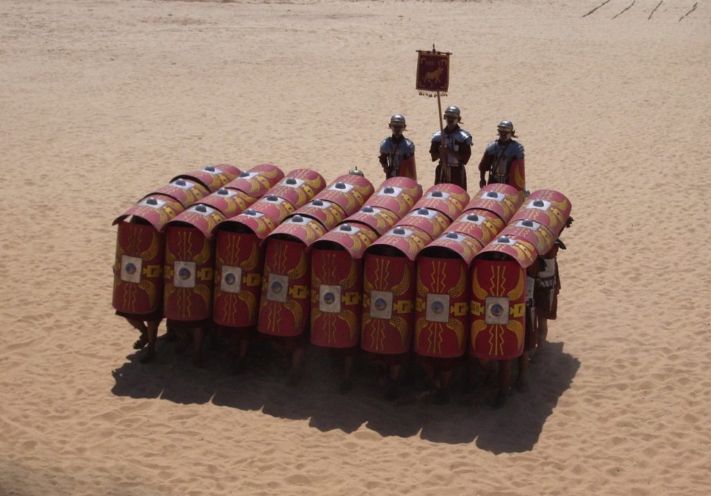 Roman legion Testudo formation
