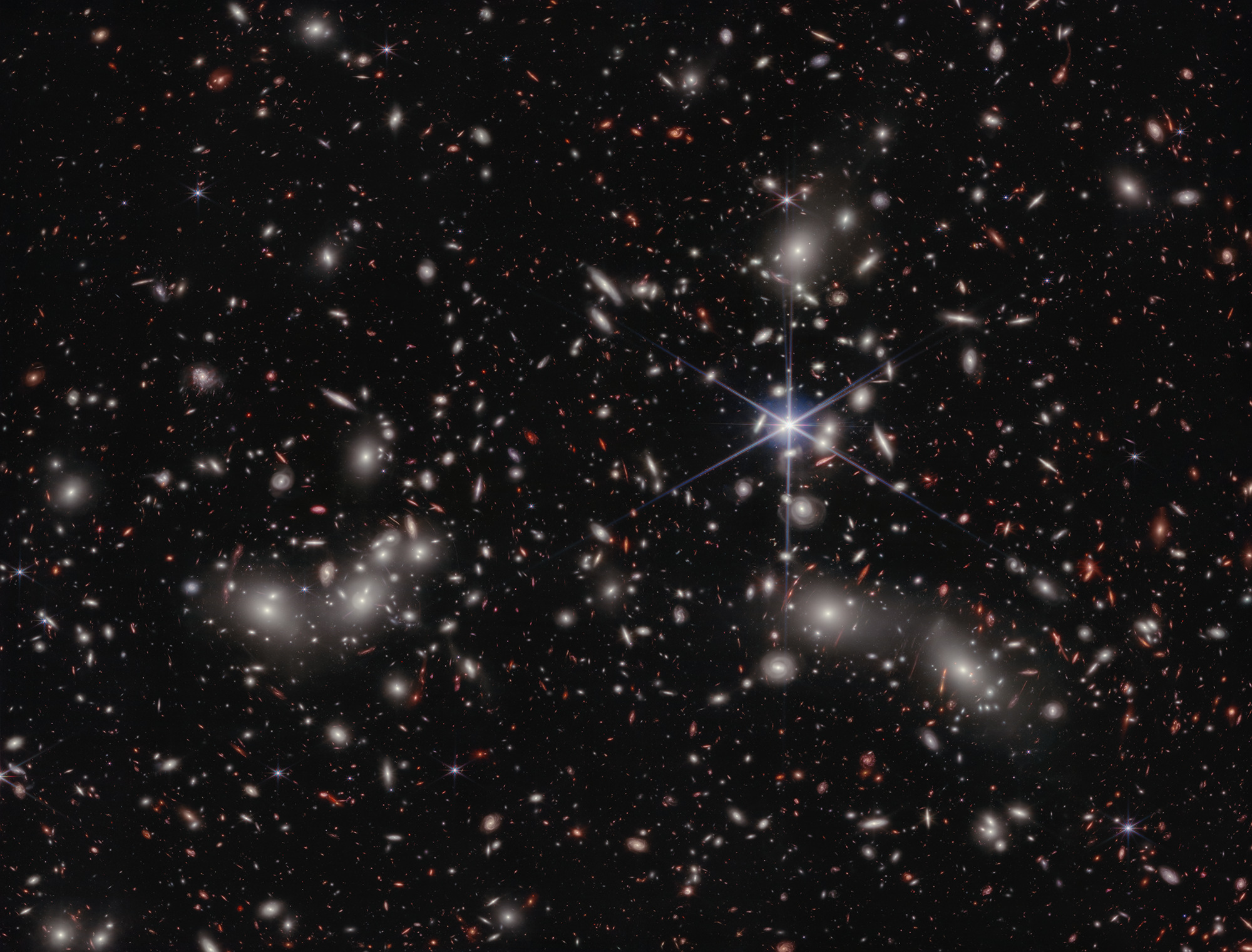 Second-Most Distant Galaxy Discovered in Pandora's Cluster