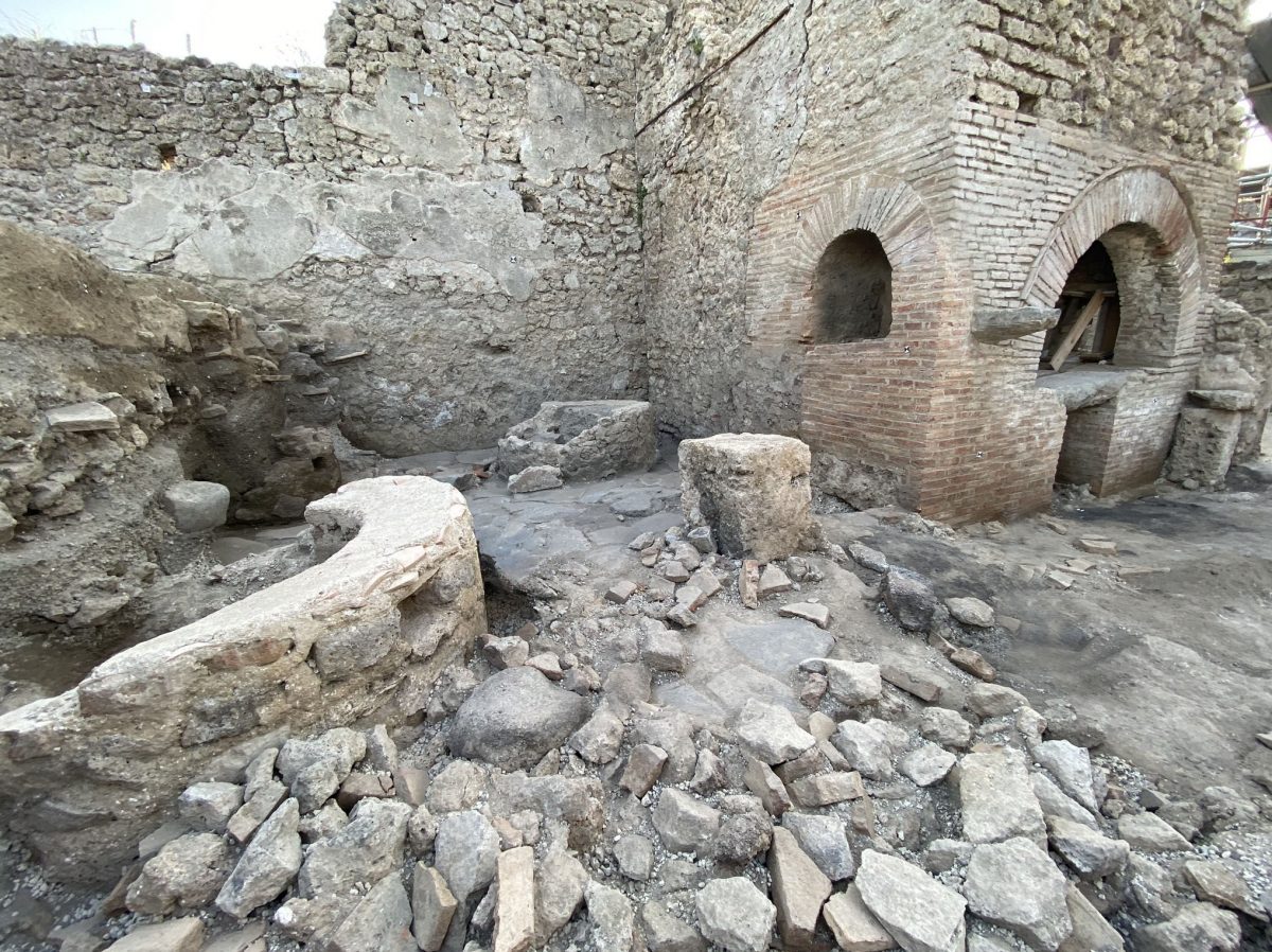 A glimpse into the recently unearthed Pompeii bakery unveiling the Roman slavery