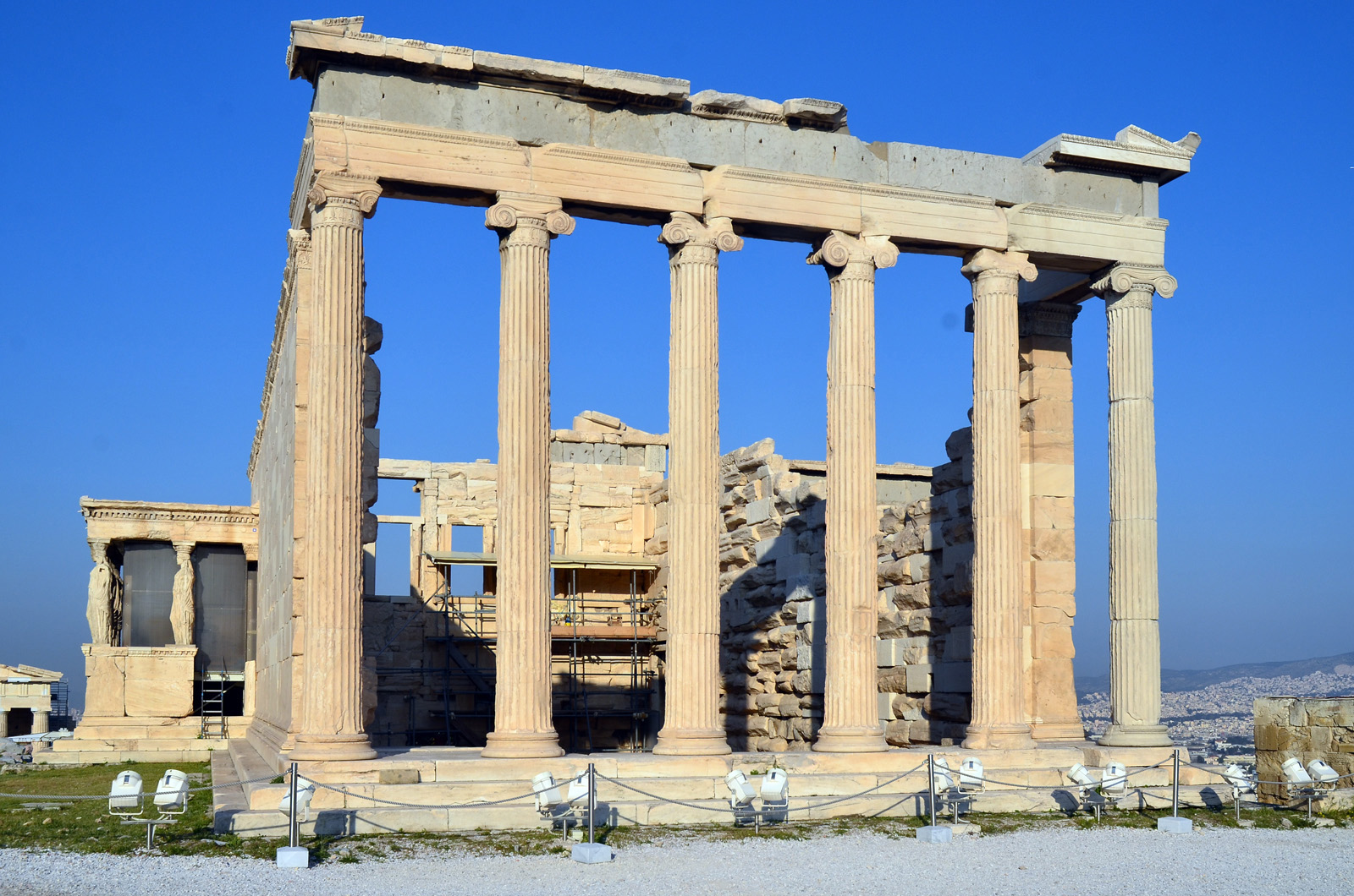 Erechtheion of the Acropolis of Athens