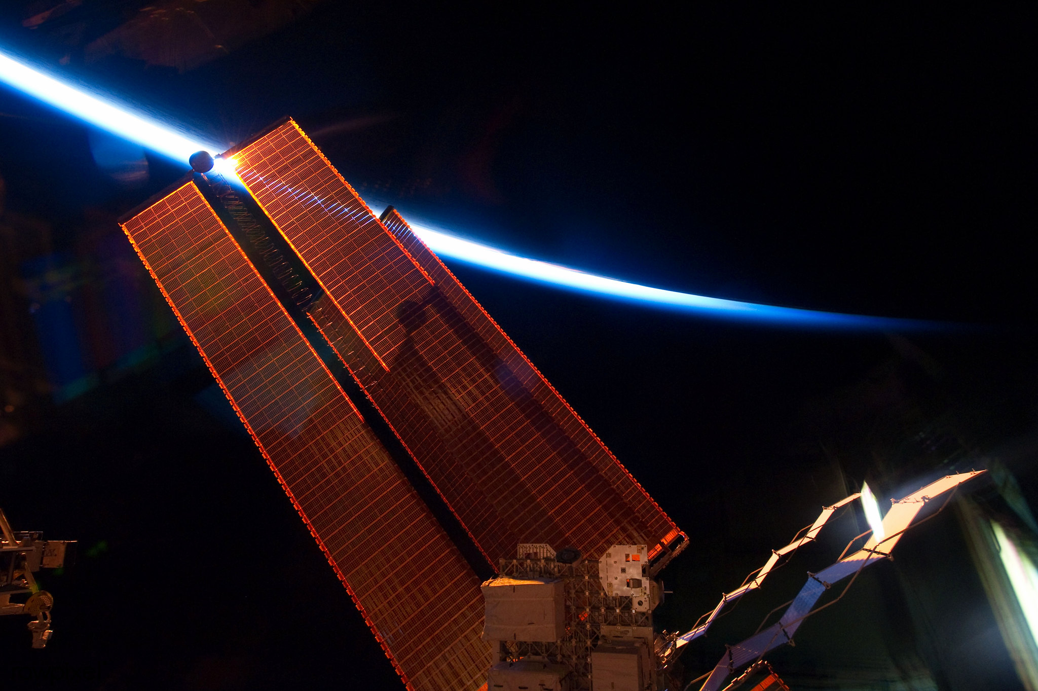 International Space Station solar array wings
