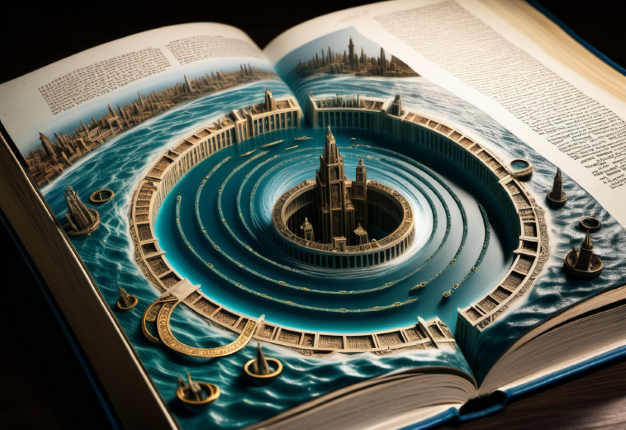 mythical city of Atlantis in the Bible