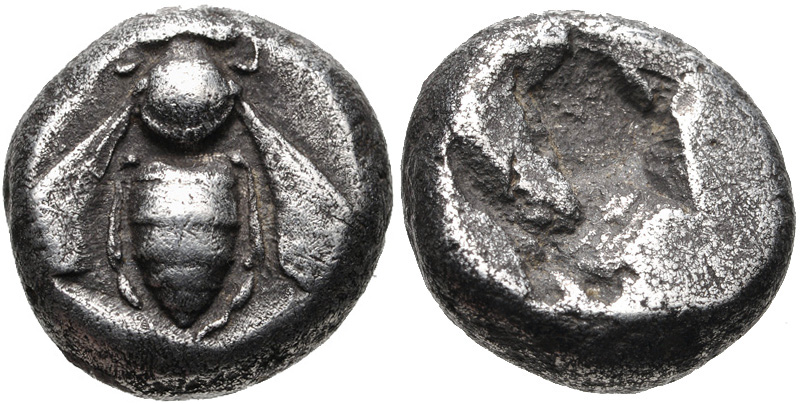 Ephesos AR Drachm 550 BC. 