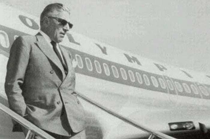 Aristotle Onassis’ Historic Olympic Airways Plane Displayed in Athens